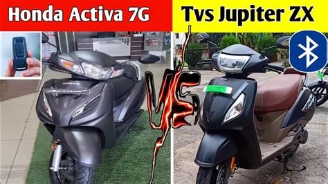 Honda Activa G Vs Tvs Jupiter Zx Full