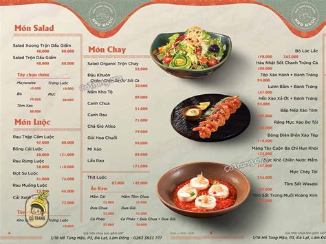 Cơm Niêu Như Ngọc Nhà Hàng Cơm Niêu Nổi Tiếng Nhất Nhì Đà Lạt Menu