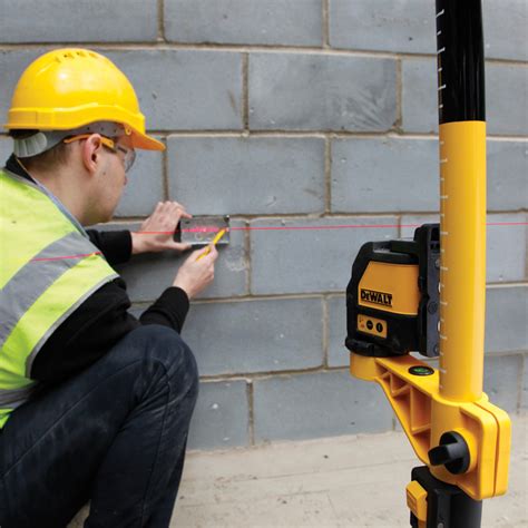 DeWalt DW089K XJ 3 Way Self Levelling Multi Line Laser Level Red