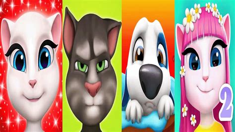 My Talking Angela 2 Vs Talking Angela Vs Talking Tom Vs Talking Hank