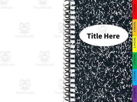 Digital Interactive Notebook Template by Teach Simple