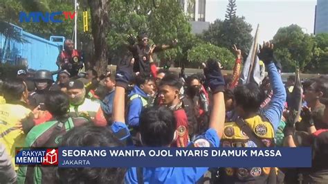 Ribuan Ojol Geruduk Kemnaker Tuntut Hapus Wacana Jam Kerja Lim