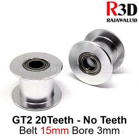 Jual Pulley Idler Timing Belt Tension GT2 W15 D16 B5 20T No Teeth Di