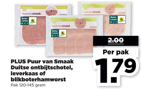 Plus Puur Van Smaak Duitse Ontbijtschotel Leverkaas Of