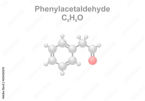 Phenylacetaldehyde Simplified Scheme Of The Molecule Use For The