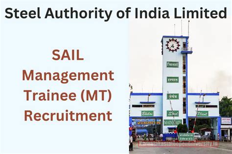 Sail Mt Recruitment Release Soon Notification Apply Online