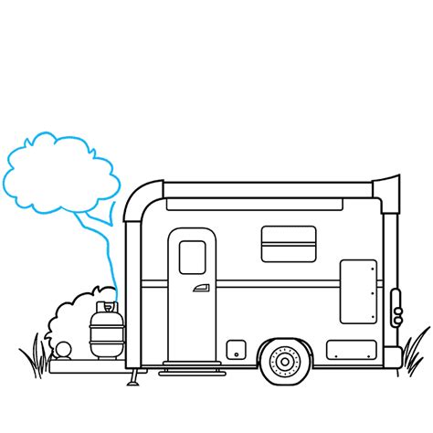 How To Draw A Camper Really Easy Drawing Tutorial