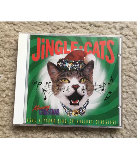 New Music Cd Jingle Cats Meowy Christmas Real Kittens Sing 20 Holiday