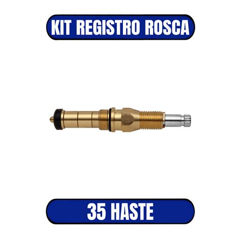 Kit Registro Rosca 35 Haste BLUKIT 60110