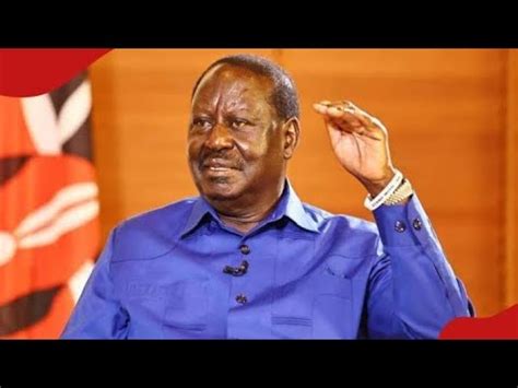 No Handhsake Between Me And Ruto Raila Odinga Sends A Disturbing