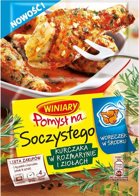 Winiary Pomysł na Soczystego kurczaka w rozmarynie i ziołach 35 g