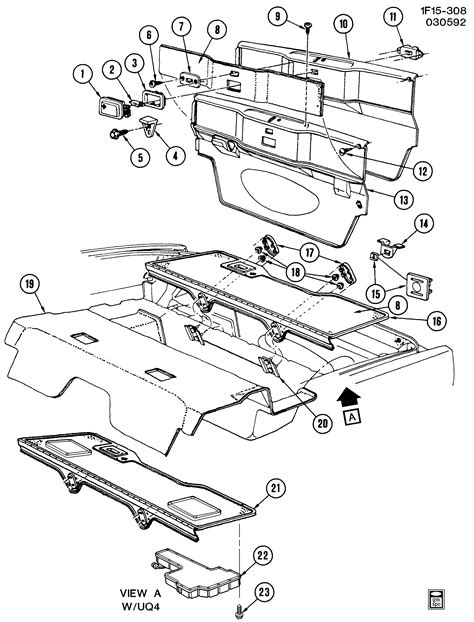 Camaro Compartment Trim Rear Chevrolet EPC Online Nemiga