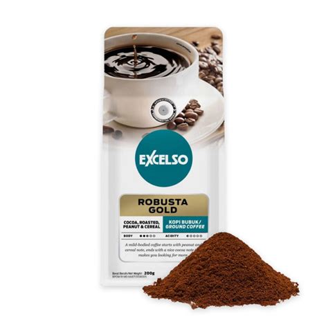 EXCELSO ROBUSTA GOLD BUBUK 200G Excelso Coffee