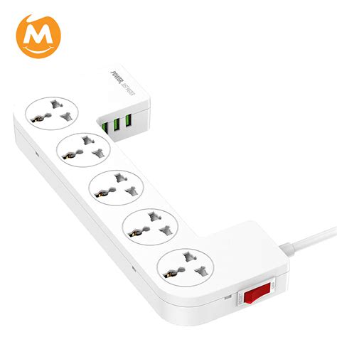 Ldnio Sc Universal Power Strip With Cable Management Box Outlets