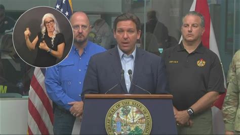 Gov DeSantis Duval County Will See Impacts From Hurricane Ian