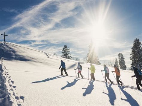 Schneeschuhwandern Tourismus In Stiefenhofen