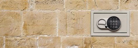 A Small Safe In Wall Stock Photo Image Of Metal Copy 170785672