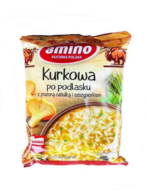 Amino Zupa błyskawiczna kurkowa po podlasku 61 g 13680077415 Allegro pl