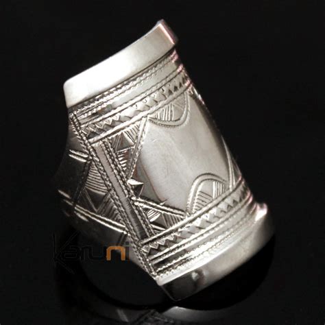 Bijoux Ethniques Touareg Bague Chevali Re En Argent Homme Femme Grande