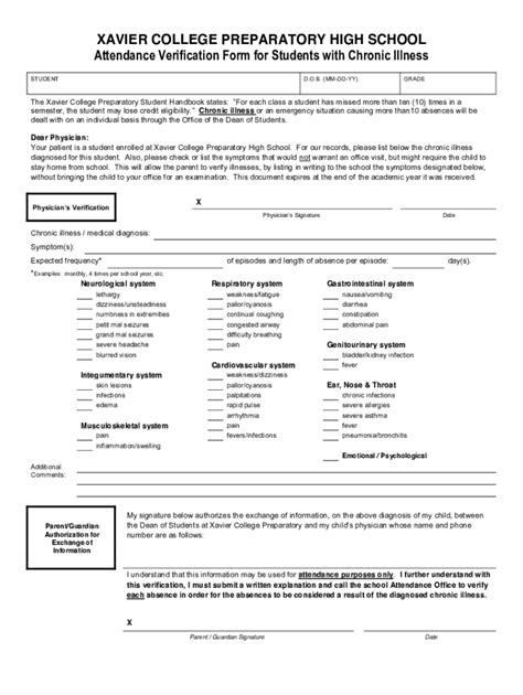 Fillable Online Chronic Illness Form Fax Email Print PdfFiller