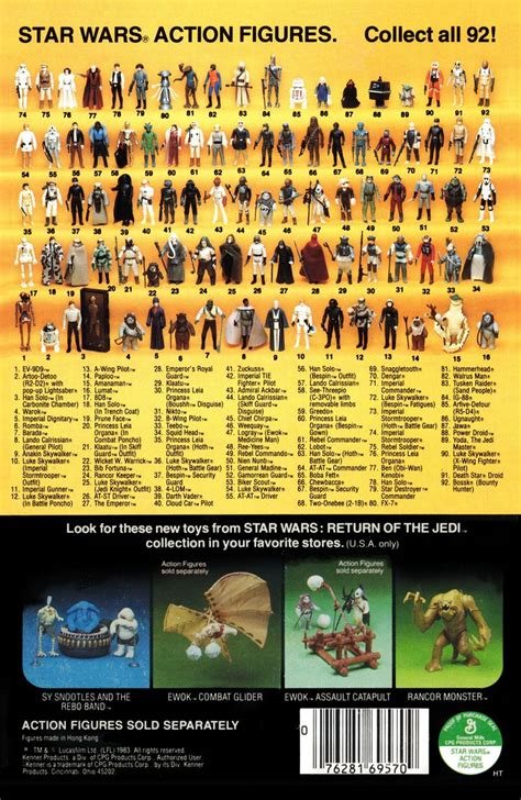 Kenner Star Wars Figure Card Backs Retronaut