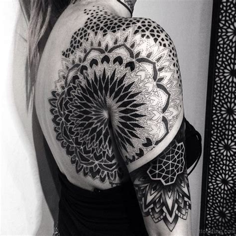 75 Trendy Mandala Tattoos For Shoulder Tattoo Designs