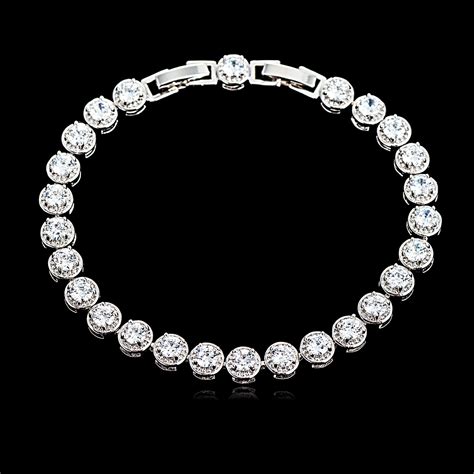 Most Popular Cubic Zirconia Luxury Tennis Bracelet