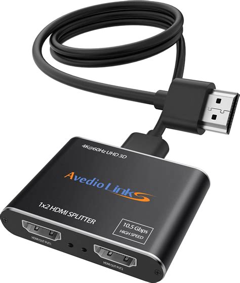 Adaptateur répartiteur HDMI 1 entrée 2 sorties pour commutateur d écran