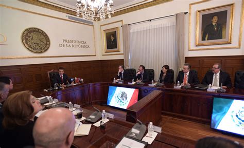 Reunión De Gabinete Presidencia De La Republica Gobierno Gobmx