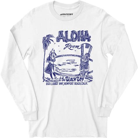 Long Sleeve Vintage Tiki Bar T Shirts M00nshot