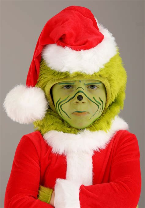 Dr Seuss Grinch Santa Open Face Toddler Costume