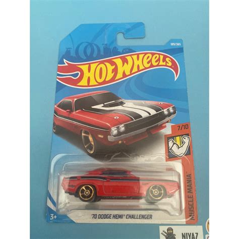 Hot Wheels 70 Dodge Hemi Challenger Shopee Malaysia