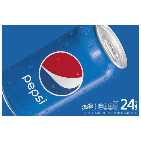 Buy Pepsi Cola Soda Pop 12 Fl Oz 24 Pack Cans Online At Lowest Price