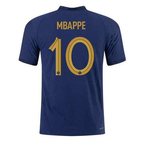 Authentic Mbappe France Home Soccer Jersey