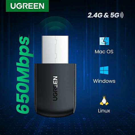 Jual Ugreen Ac650 11ac Dual Band Wireless Usb Wifi Adapter 20204 Cm448 Shopee Indonesia