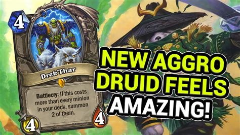 [wild] The New Fastest Deck On Ladder Aggro Druid Fractured In Alterac Valley Hearthstone