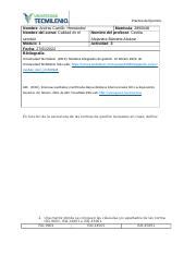 Actividad 2 Calidad En El Servicio Docx Nombre Andres Carrillo