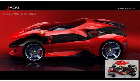 Ferrari J50 Rendering Super Cars Concept Cars Ferrari