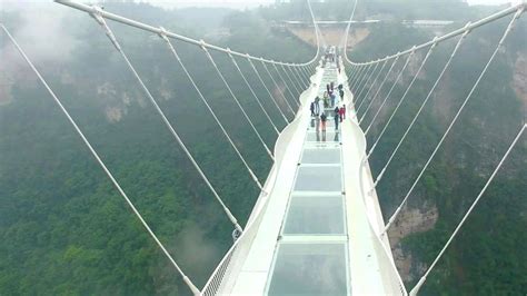 Scary Glass Bridges Shut In Chinese Province Bbc News