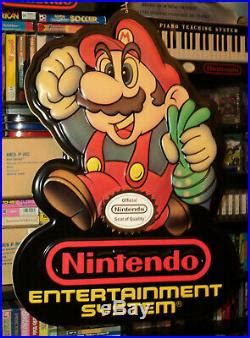 Vintage 1988 large store display sign original Nintendo Super Mario Bros 2 NES » Vintage Store ...