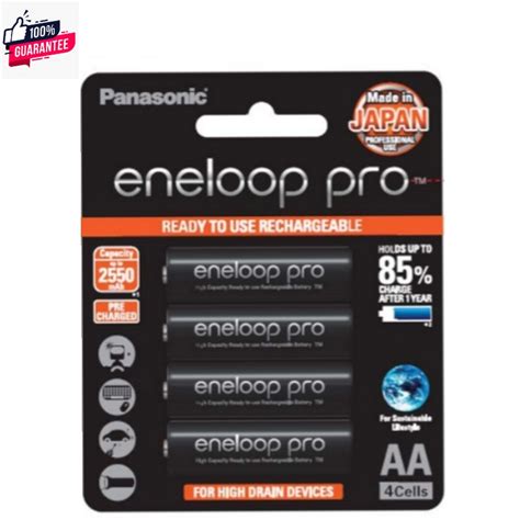 ถูกที่สุด Genuine Orignal Panasonic Eneloop Pro Aa 2550mah 4 ก้อน