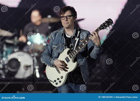 Weezer - Rivers Cuomo editorial photo. Image of rivers - 188106396