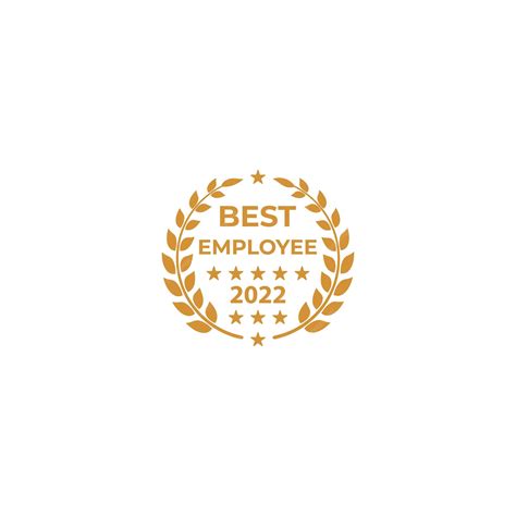 Premium Vector Best Employee 2021 Vector Logo Icon Template