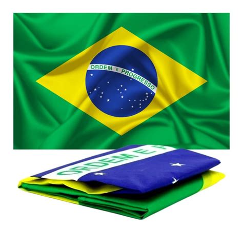 Bandeira Do Brasil Dupla Face Grande Mercadolivre