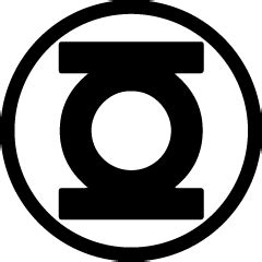 Green Lantern Black And White Logo Logodix