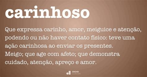 O Que E Ser Carinhoso