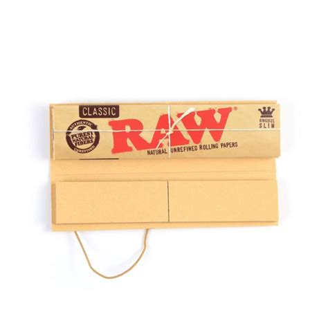 RAW Classic Connoisseur King Size Slim Tips SIAMWEEDS PURPLE LION