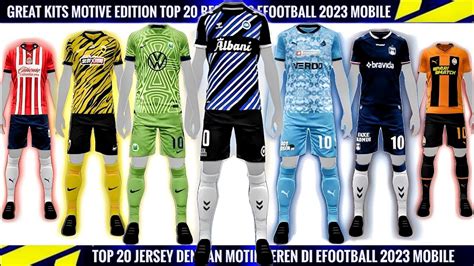 Jersey Efootball Best Great Motive Kits Edition Youtube