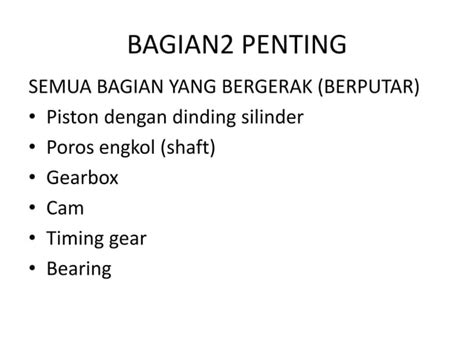 Sistem Pelumasan Dan Sistem Pendinginan Sepeda Motor PPT