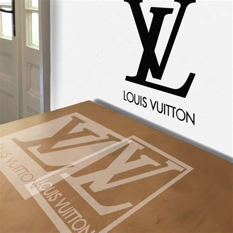 Louis Vuitton Stencil In 2 Layers